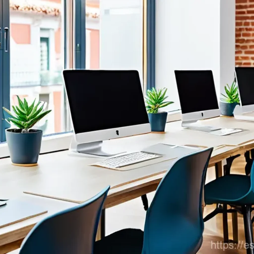 코워킹 스페이스의 기술적 혁신 사례 - **Prompt 1: AI-Powered Productivity in a Spanish Coworking Hub**